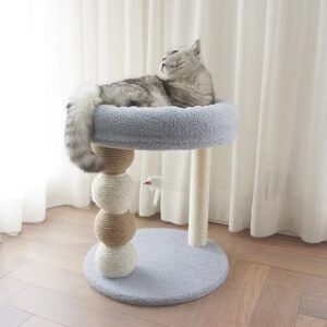 Basic Double-Layer Cat Tree with Four Balls