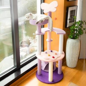 Butterfly Blossom Cat Tree – Deluxe Large Size