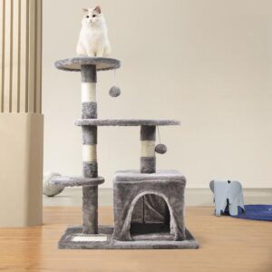 Classic Four-Level Cat Tree with Square Nests