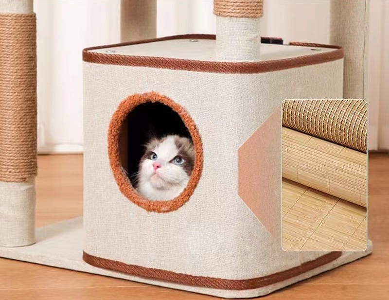 Classic Linen-Like Large Cat Tree Classic Linen-Like Large Cat Tree