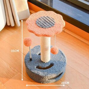 Colorful Spinning Cat Tower