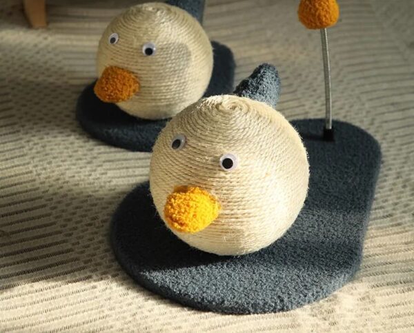 Cute Duck Cat Scratch Ball – Large