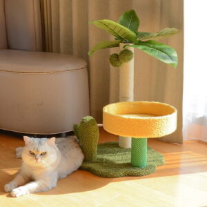 Deluxe Coconut Tree Cat Tower