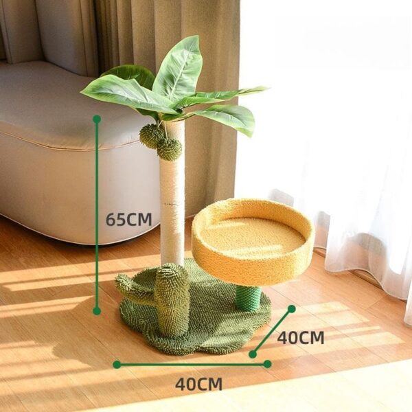 Deluxe Coconut Tree Cat Tower