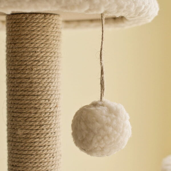 Double Platform Cat Tree with Two Cozy Nests
