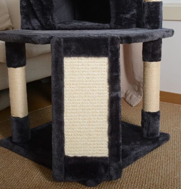 Dynamic Racing-Themed Cat Tower