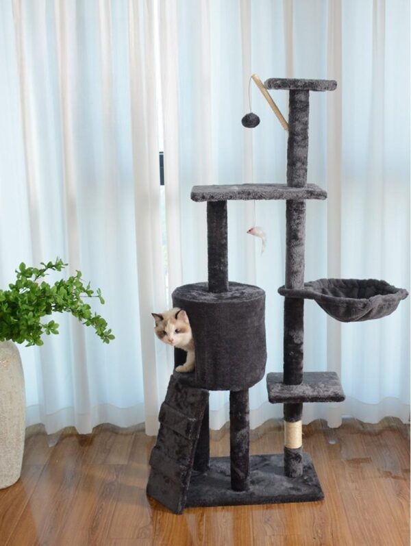 Elegant 4-Level Cat Tower