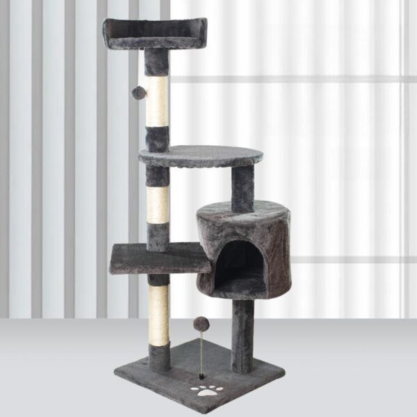 Elegant 4-Level Cat Tower