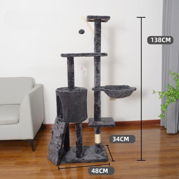 Elegant 4-Level Cat Tower