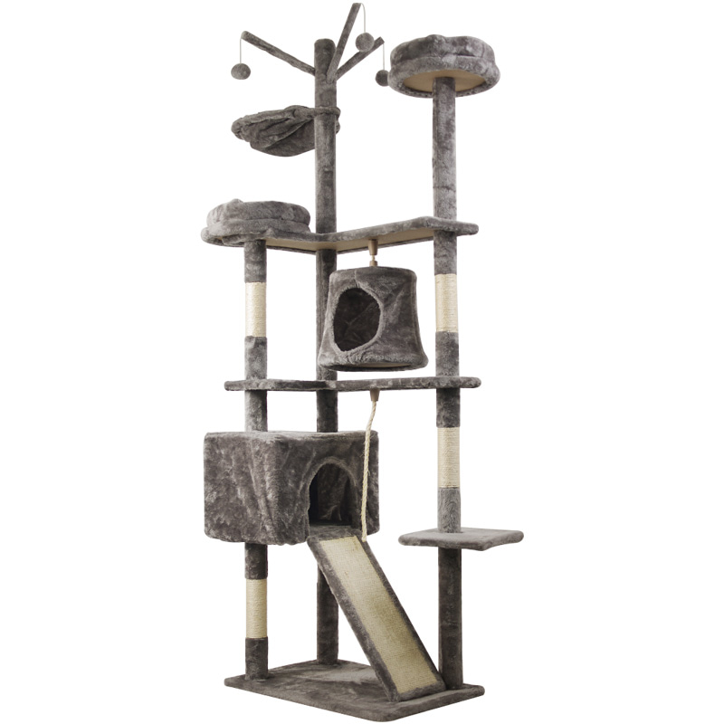 Extra-Large Luxury Cat Tower with Hammock Extra-Large Luxury Cat Tower with Hammock