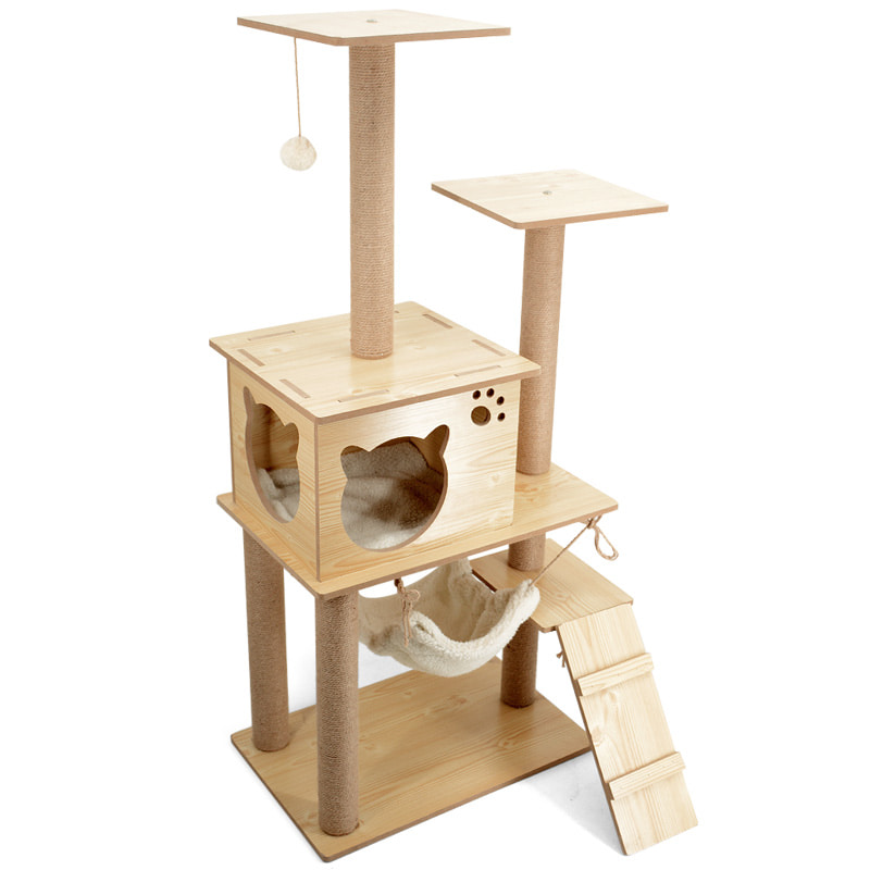 Laminated Panel Cat Tower
