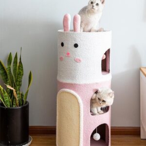 Large Adorable Rabbit Sisal Scratching Post