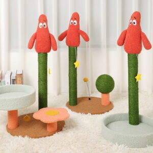Large Red Character Fun Cat Tree