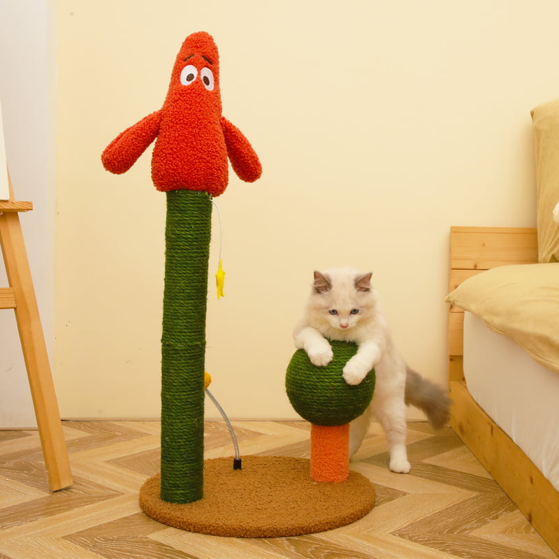 Medium Red Character Fun Cat Tree