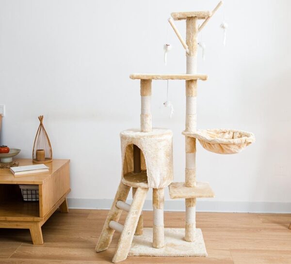 premium 5 level cat tower