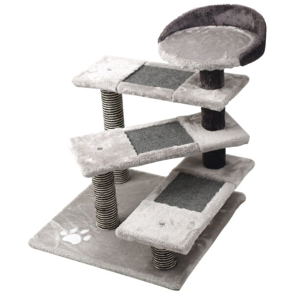 Two-Tone Sisal Scratching Cat Tower