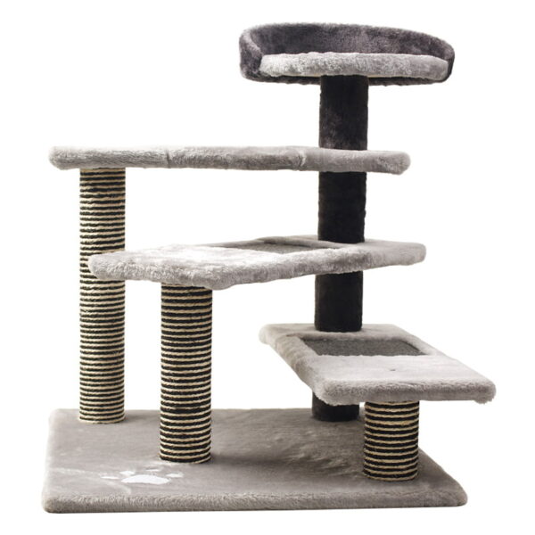 Two-Tone Sisal Scratching Cat Tower