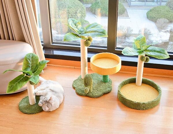 Upgraded Coconut Tree Cat Tower