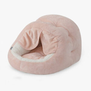 Cozy Cave Pet Bed – Semi-Enclosed Nest for Cats & Small Dogs