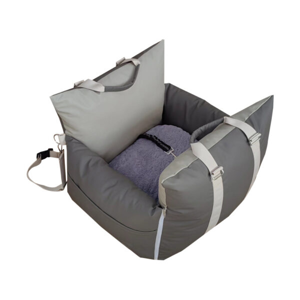 Deluxe Pet Car Seat & Sofa Bed – Safety Travel Bed for Small Dogs & Cats