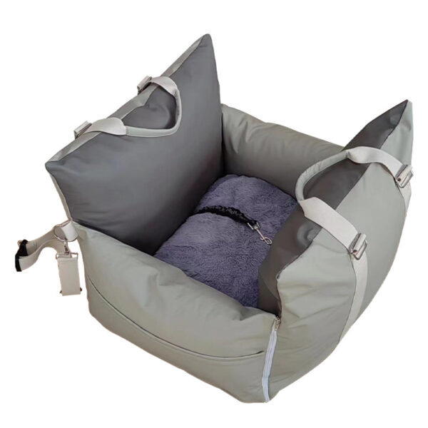 Deluxe Pet Car Seat & Sofa Bed – Safety Travel Bed for Small Dogs & Cats