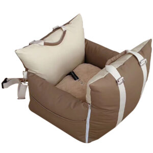 Deluxe Pet Car Seat & Sofa Bed – Safety Travel Bed for Small Dogs & Cats