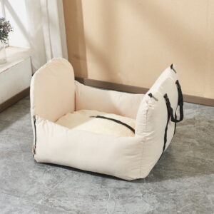 Multifunctional Pet Sofa Bed with Safety Straps – Dog Car Seat & Cat Travel Bed