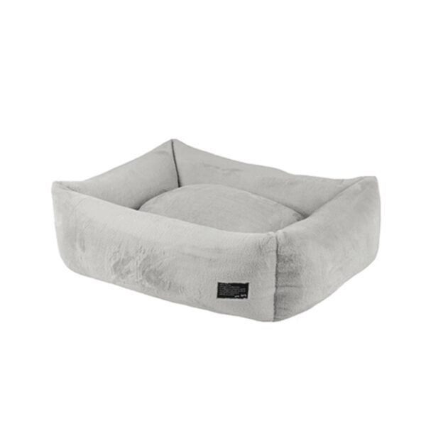 Square Plush Pet Bed – Soft Lounger for Cats & Small Dogs
