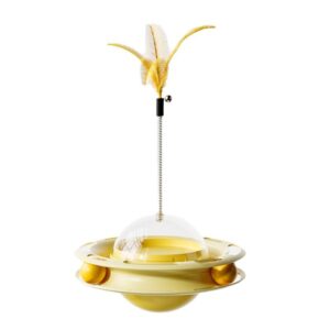 ufo automatic robotic cat toy smart obstacle avoidance with led lights (复制)