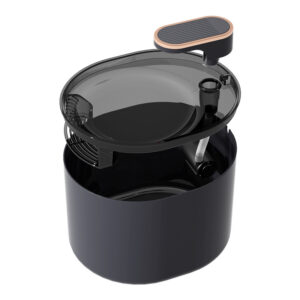 Cat Water Fountain with LED Water Level Indicator - Blue Quiet Dispenser