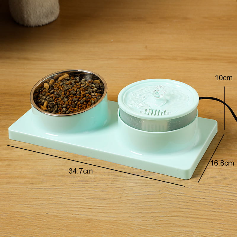 elevated cat food bowl with stainless steel insert anti vomit design feeder elevated cat food bowl with stainless steel insert anti vomit design feeder