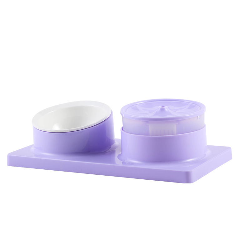 elevated cat food bowl with stainless steel insert anti vomit design feeder elevated cat food bowl with stainless steel insert anti vomit design feeder