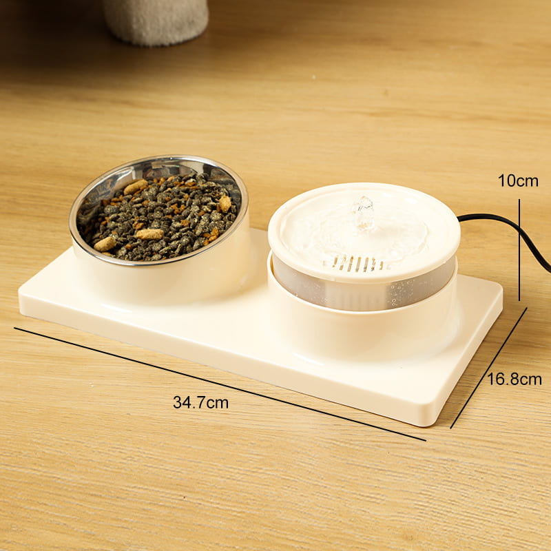 elevated cat food bowl with stainless steel insert anti vomit design feeder elevated cat food bowl with stainless steel insert anti vomit design feeder