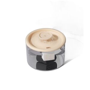 Modern Square Cat Water Fountain - Purple Design with Multiple Water Streams