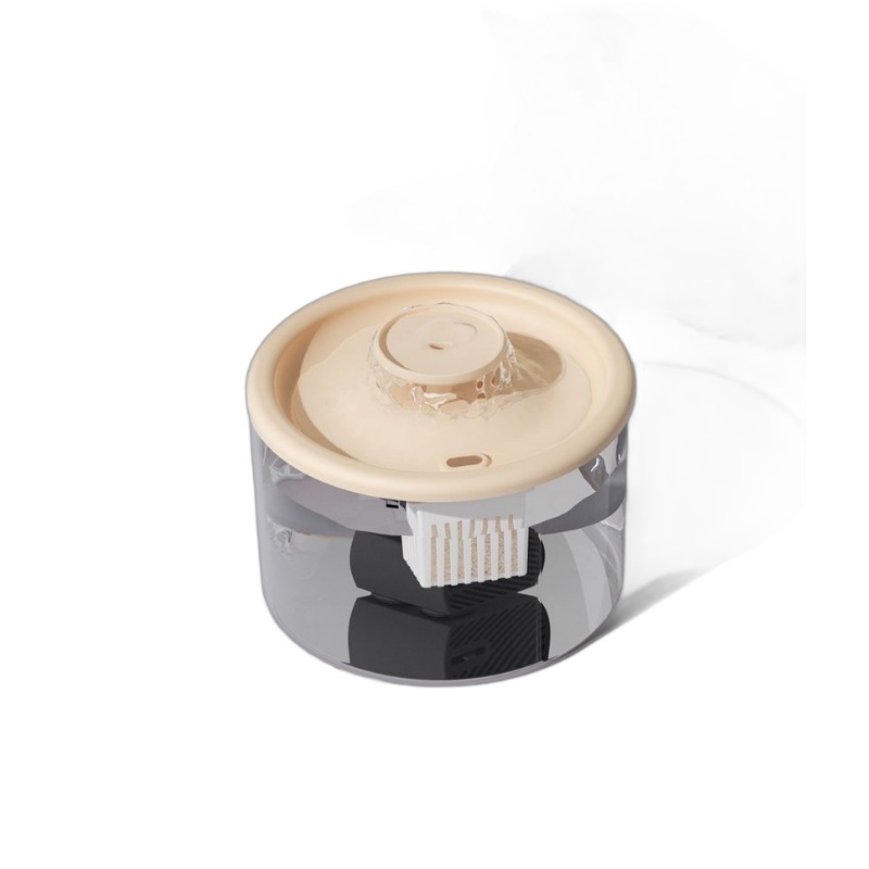 Modern Square Cat Water Fountain - Purple Design with Multiple Water Streams Modern Square Cat Water Fountain - Purple Design with Multiple Water Streams