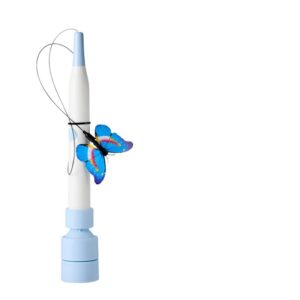 Rechargeable Cat Teaser Wand with Spring Protection - Durable Interactive Toy