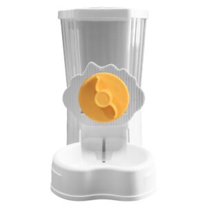 2 in 1 cat food and water dispenser automatic gravity feeder combo