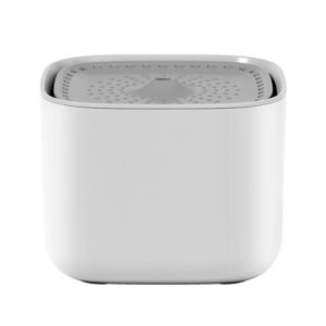 ceramic look cat food bowl white elevated dish for easy eating