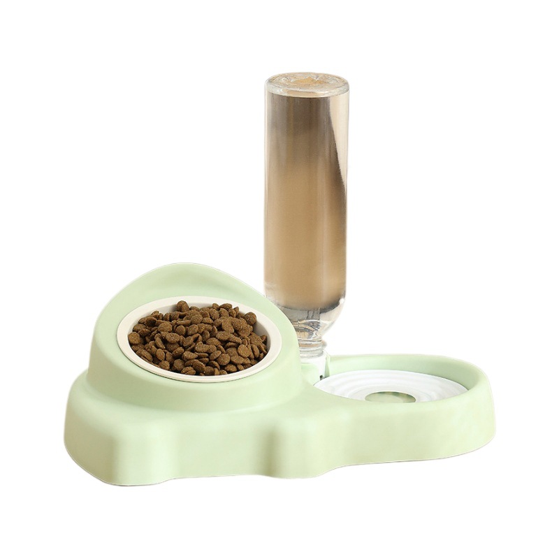 elevated cat bowl set with stainless steel tilted for neck health elevated cat bowl set with stainless steel tilted for neck health