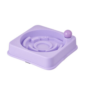 shallow wide cat food dish black non skid bowl for flat faced cats