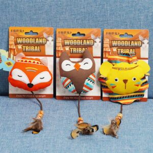 Jungle Series Plush Interactive Cat Toys