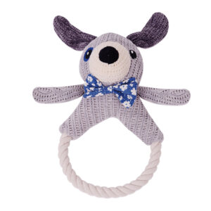 Squeaky Dog Rope Chew Toy