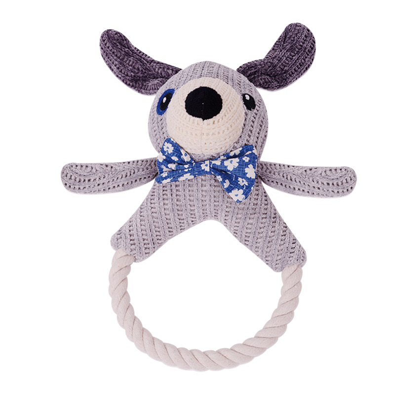 Squeaky Dog Rope Chew Toy Squeaky Dog Rope Chew Toy