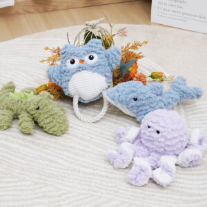 Plush Squeaky Interactive Dog Toy