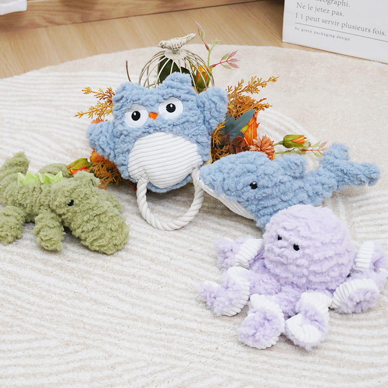 Plush Squeaky Interactive Dog Toy Plush Squeaky Interactive Dog Toy