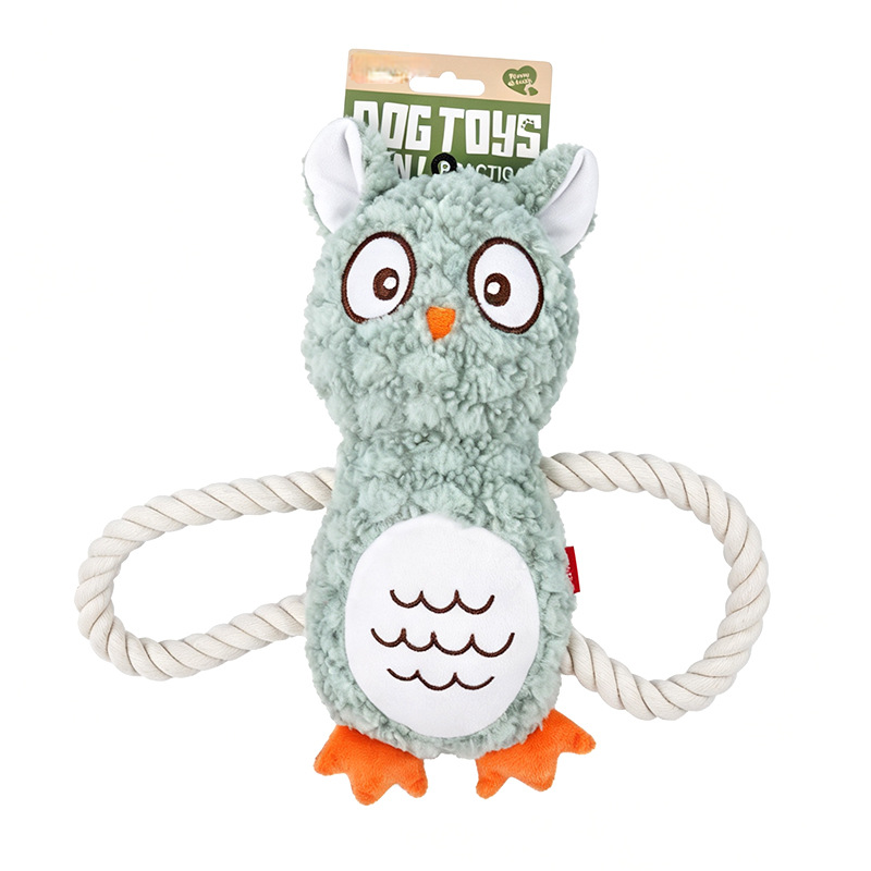 Cartoon Rope Series Plush Squeaky Dog Chew Toy Cartoon Rope Series Plush Squeaky Dog Chew Toy