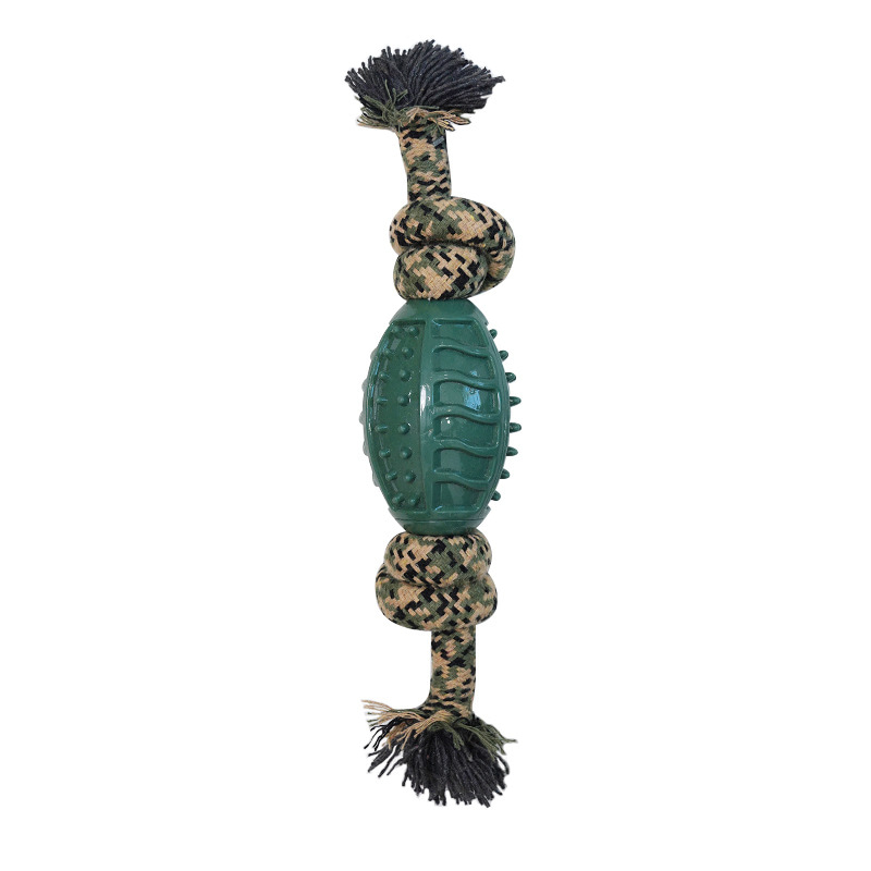 Camouflage Cotton Rope Ball Dog Chew & Interactive Toy Camouflage Cotton Rope Ball Dog Chew & Interactive Toy