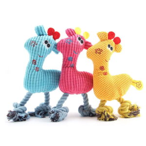 Corn Cob Deer Series Plush Squeaky Dog Chew Toy