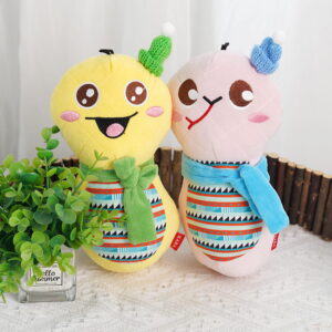 Dopamine Snake Series Plush Squeaky Dog Chew & Interactive Toy