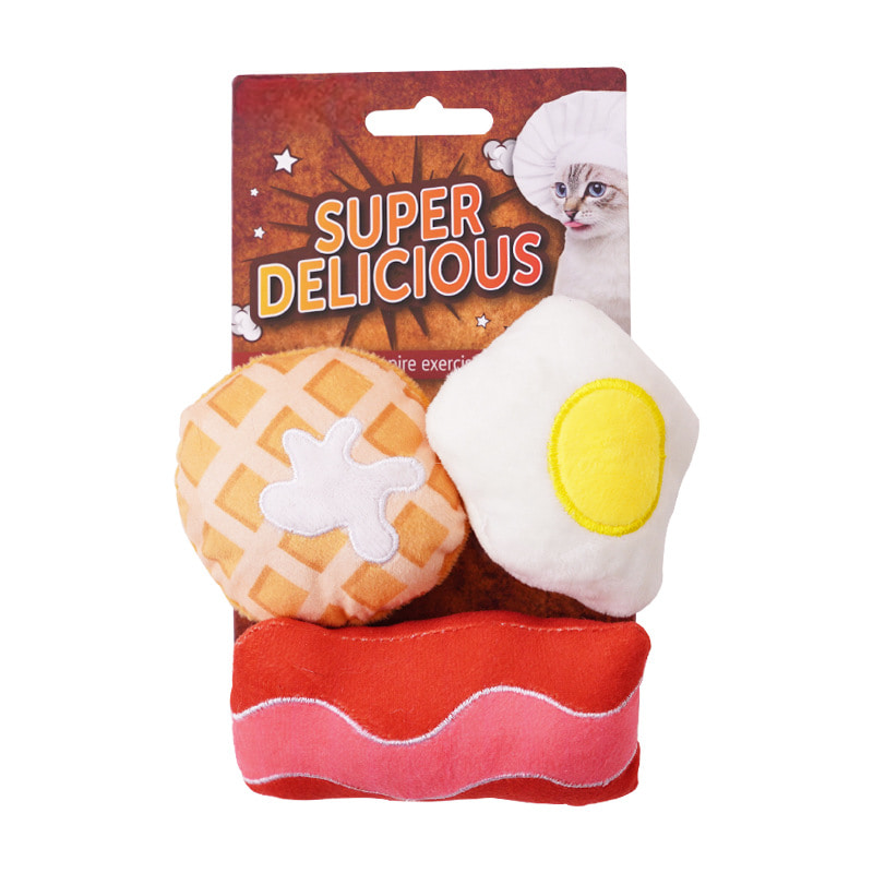 Food Series Catnip Plush Chew Cat Toy Set Food Series Catnip Plush Chew Cat Toy Set